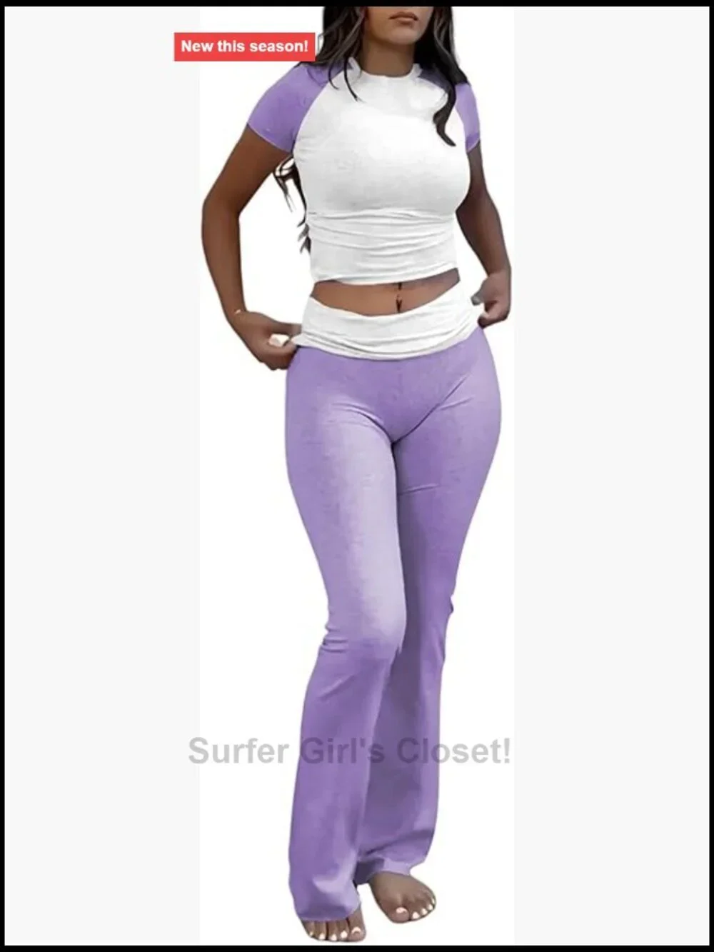 2 Piece Lounge Set High Stretch Polyester Spandex Tracksuit
